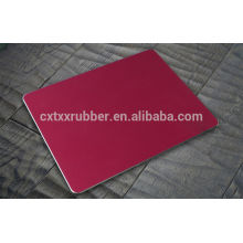 Cojín de ratón de aluminio rosado, cojín de ratón de aluminio anodizado